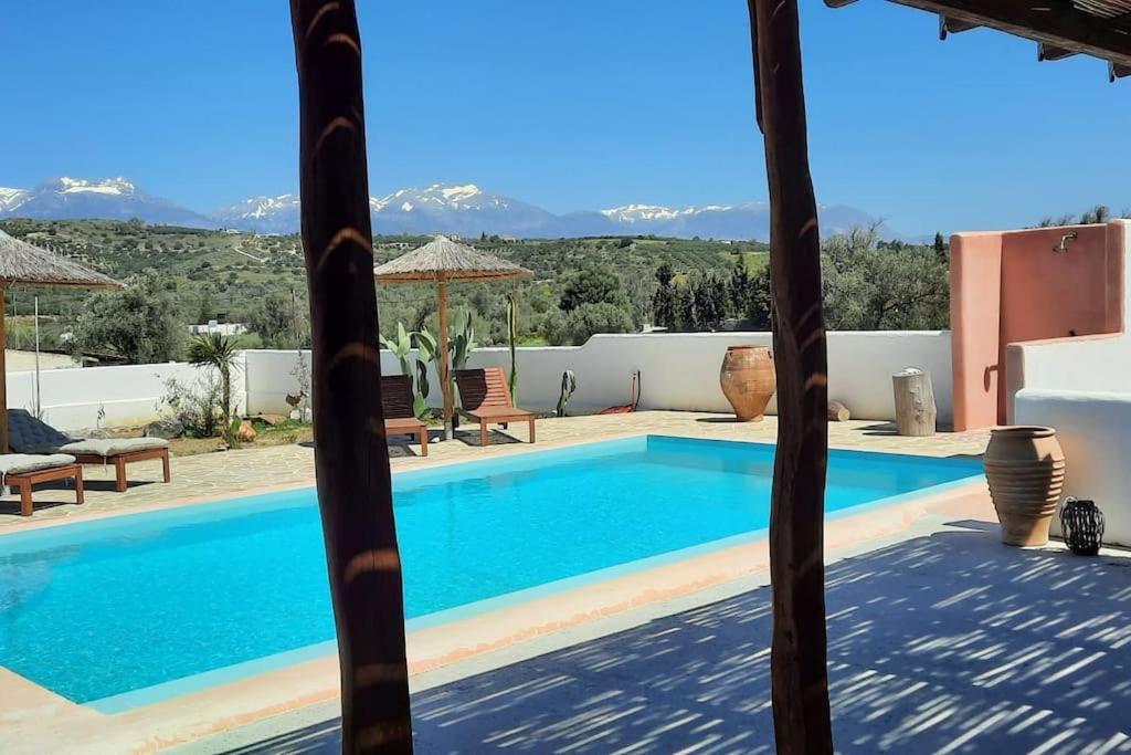 Villa Louloudia Stylish Luxury Villa With Private Pool Pitsidia Luaran gambar